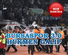 Son dakika... Bursaspor 3-0 hükmen galip