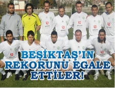 Beşiktaş'ın rekorunu egale ettiler...