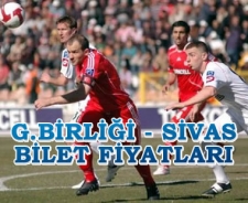 G.Birliği Sivasspor bilet fiyatları