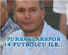 Pursaklar 14 futbolcu ile gidiyor