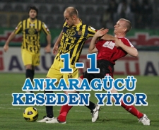 Ankaragücü keseden yiyor: 1-1