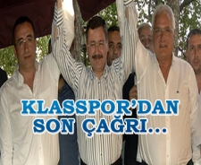 Klasspor'dan son çağrı...