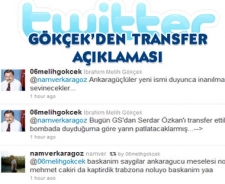 Melih Gökçek'den twitter'da transfer açıklaması..