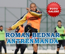 Roman Bednar antrenmana çıktı