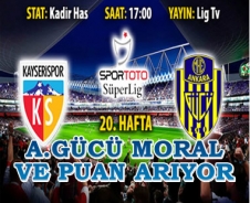 Ankaragücü moral ve puan arıyor