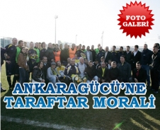 Ankaragücü'ne taraftar morali