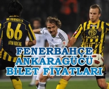 Fenerbahçe Ankaragücü bilet fiyatları