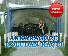 Ankaragücü doludan kaçtı