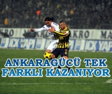 Ankaragücü tek farklı kazanıyor