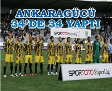 A.Gücü 34'de 34 yaptı