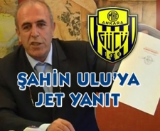 Şahin Ulu'ya jet yanıt...