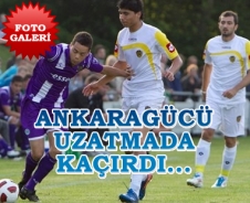 Ankaragücü uzatmada kaçırdı