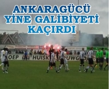 Ankaragücü yine galibiyeti kaçırdı