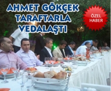 Ahmet Gökçek taraftarla vedalaştı....