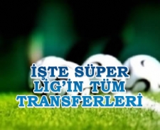 İşte Süper Lig'in tüm transferleri