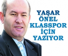 Yaşar Önel Klasspor için yazıyor