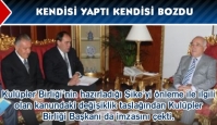 Kendisi yaptı kendisi bozdu...