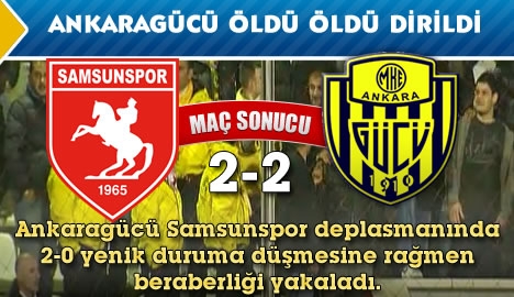 Ankaragücü öldü öldü dirildi...