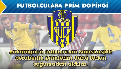 Samsunspor maçı primleri erken dağıtıldı...