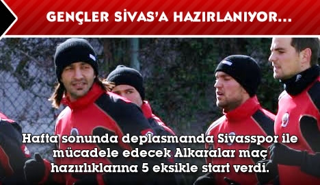 Gençler Sivas'a hazırlanıyor...