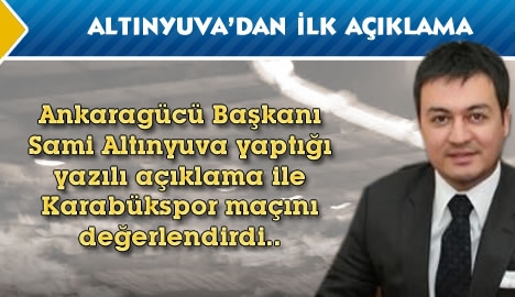Ankaragücü'nün yeni başkanından açıklama... 