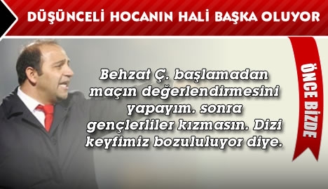 Düşünceli hocanın hali başka oluyor....