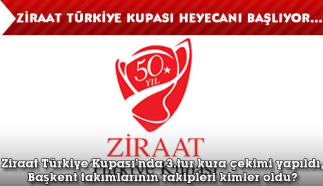 Ziraat Türkiye Kupası heyecanı başlıyor