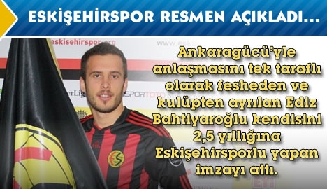 Eskişehirspor resmen açıkladı...