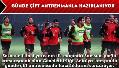 Günde çift antrenmanla hazırlanıyorlar...