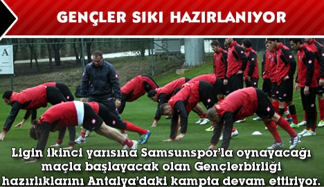 Gençler sıkı hazırlanıyor