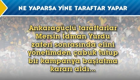 Ankaragücü taraftarı takım için kampanya düzenliyor