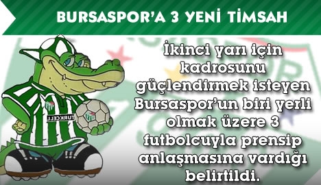 Bursaspor kadrosunu takviyelerle güçlendiriyor...