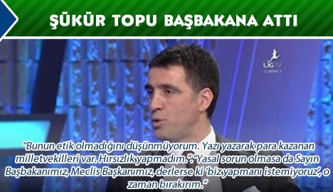 Hakan Şükür yorumculuk hakkındaki tercihi Başbakan Erdoğan'a bıraktı