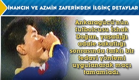 İnancın ve azmin zaferi sayılacak Ankaragücü maçından ilginç detaylar...