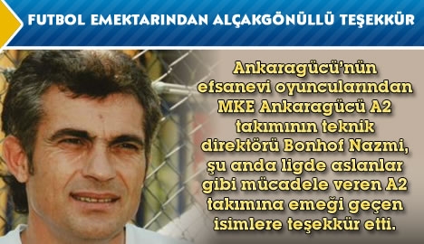 Bonhof Nazmi'den A2'ye emeği geçenlere teşekkür...