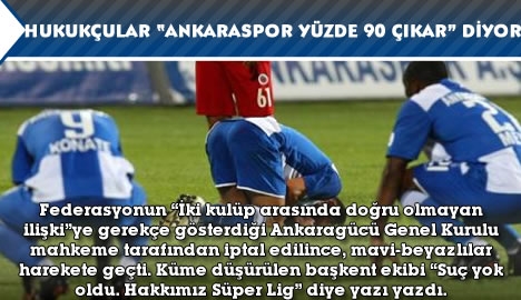 Ankaraspor tekrar Süper Lig'e mi dönüyor?