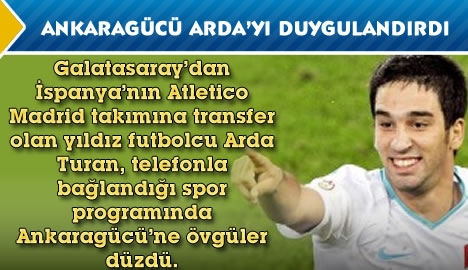 Ankaragücü Arda'yı duygulandırdı!