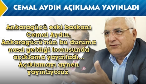 Cemal Aydın basın açıklaması yaptı...