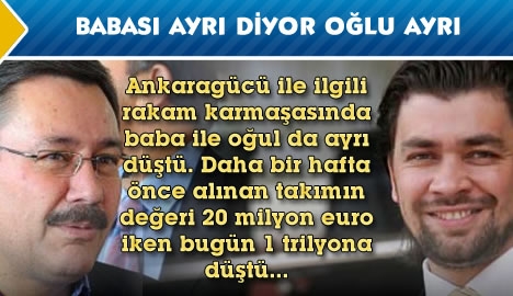 Babası ayrı diyor , oğlu ayrı diyor...