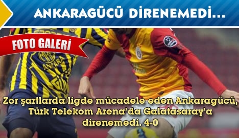 Ankaragücü direnemedi...