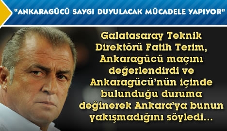 Ankaragücü saygı duyulacak mücadele yapıyor...