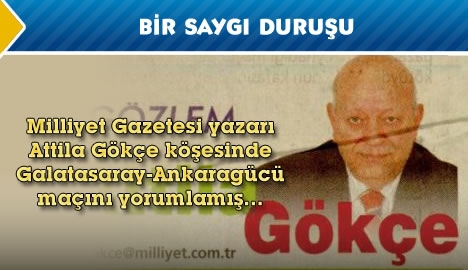 Bir saygı duruşu...