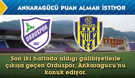 Ankaragücü puan almak istiyor...