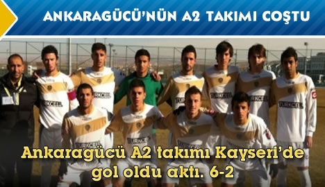 Ankaragücü A2 takımı coştu...