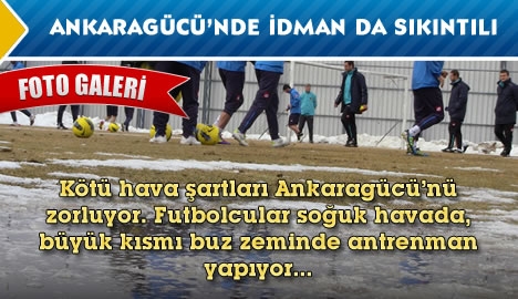 Beştepe'de sıkıntılı idman...