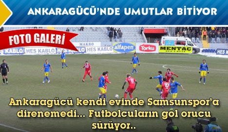 Ankaragücü'nde umutlar tükeniyor...