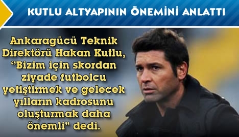 Kutlu altyapının önemini anlattı...