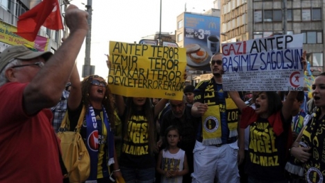 Kadıköy'de protesto..