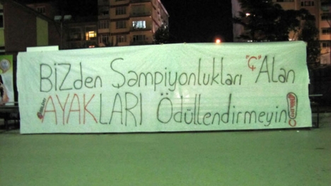 Es Es taraftarı "Altın Ayaklar" projesine tepkili