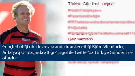 Twitter'da Türkiye Gündemine oturdu...